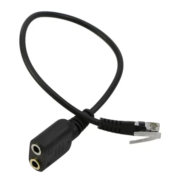 Best Sellers Factory Price 3.5mm Female To RJ9 Jack Adapter Convertor PC Headset Telephone Using Cable Dropshipping Mar3