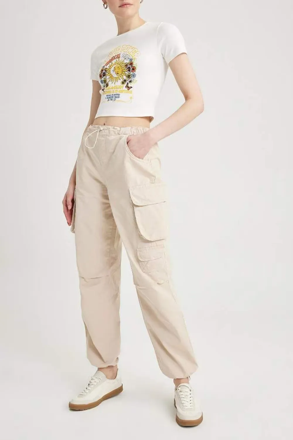 Parachute Poplin Cotton Trousers