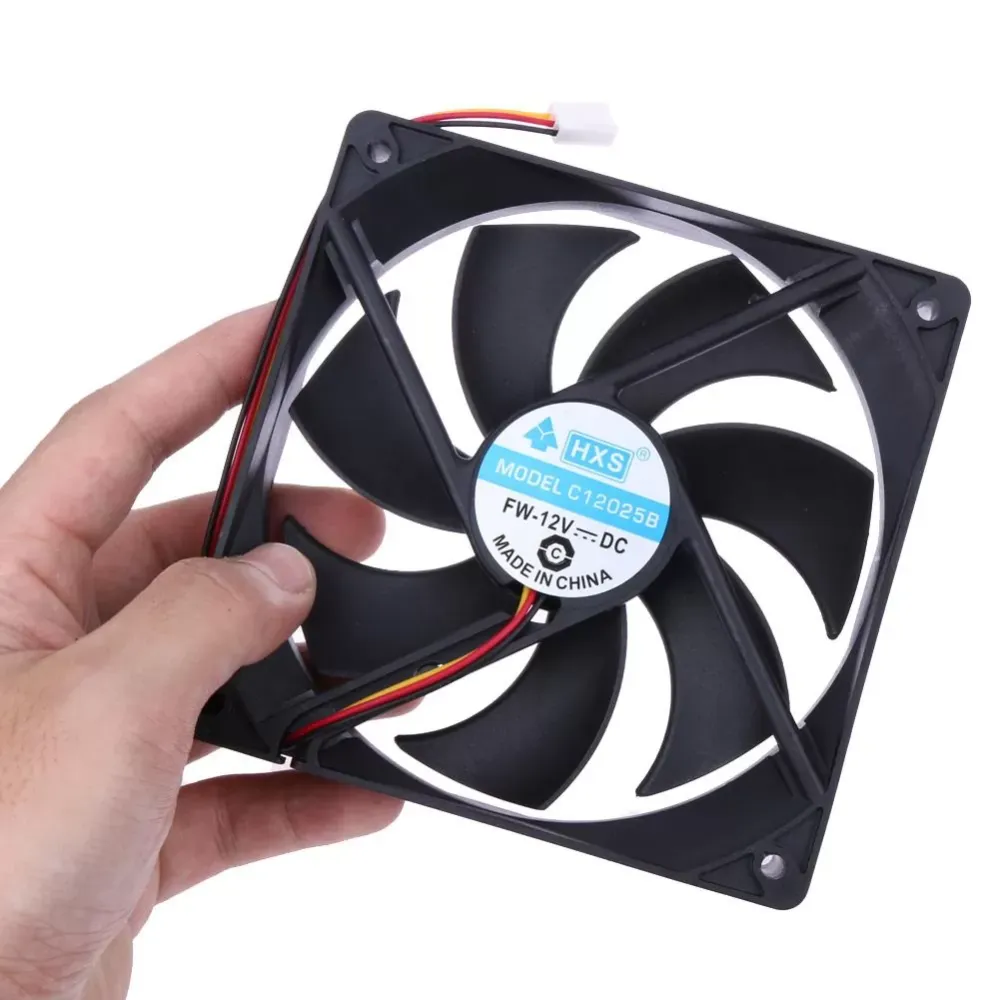 120mm 120x25mm 12V 3Pin DC Brushless PC Computer Case Cooling Fan