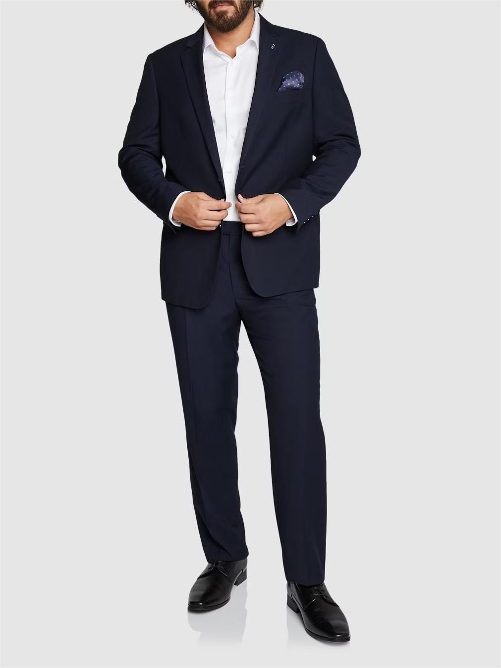 NAVY RAYMOND 2B SUIT JACKET