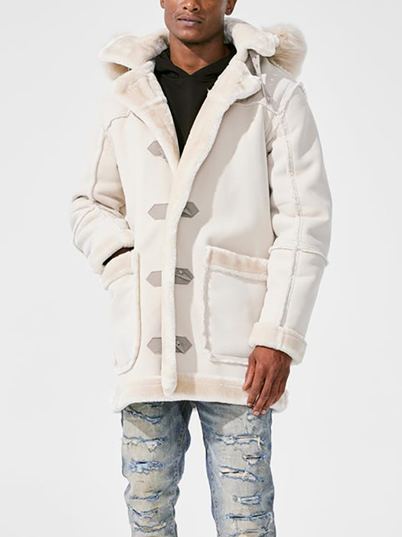 Men's Arctic Wolf Shearling Jacket