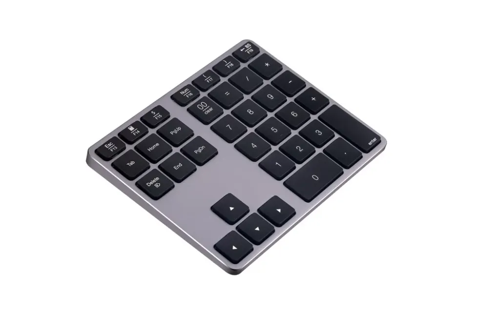 Wireless Bletooth 34 Keys Numeric Keypad Number Pad Keyboard For Apple Mac-book Desktop Office Entertainment Accessories