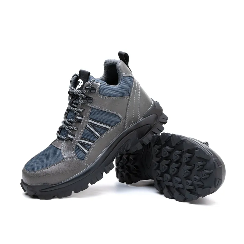 Men Breathable Safety Steel Toe Cap Boots Lightweight Non-Slip Work Shoes