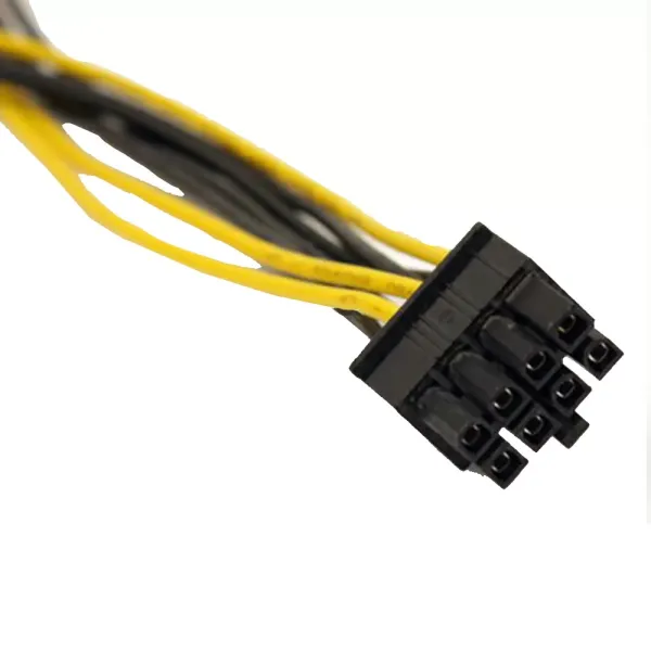 Dual Molex LP4 4 Pin To 8 Pin PCI-E Express Converter Adapter Power Cable Wire Dropshipping Mar6 ADual Molex LP4 4 Pin to 8 Pin PCI-E Ex