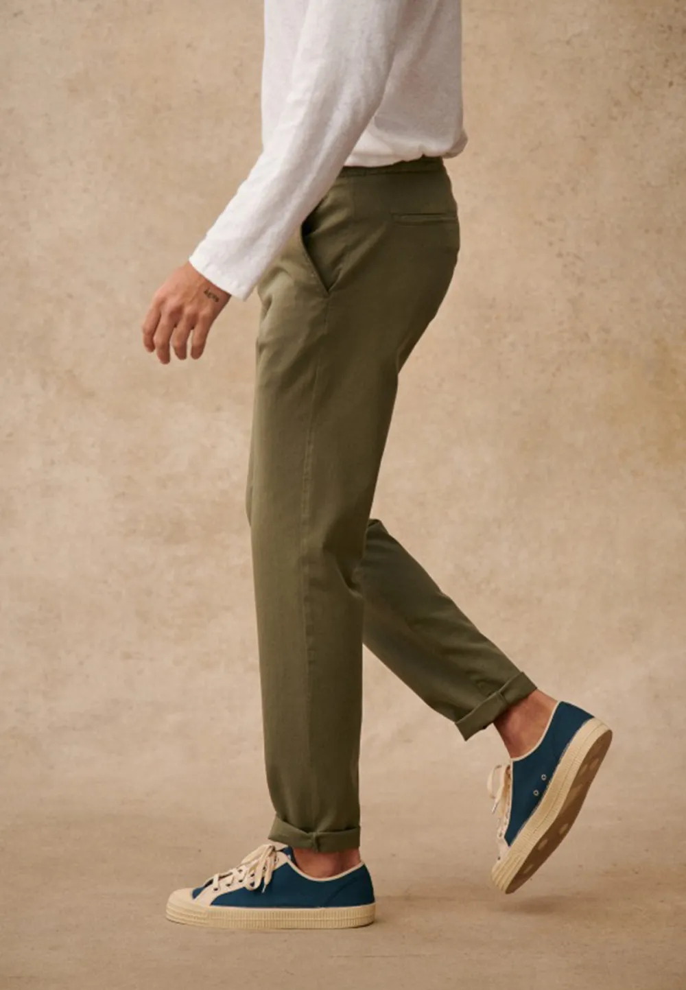 Danny Lightweight Cotton Trousers