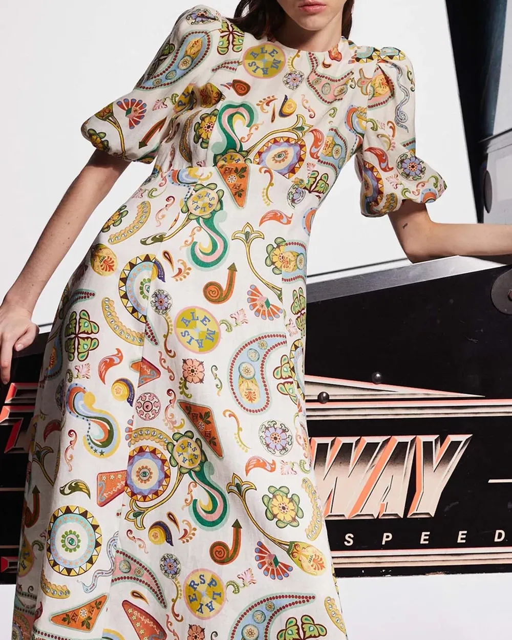 Arcade Midi Dress