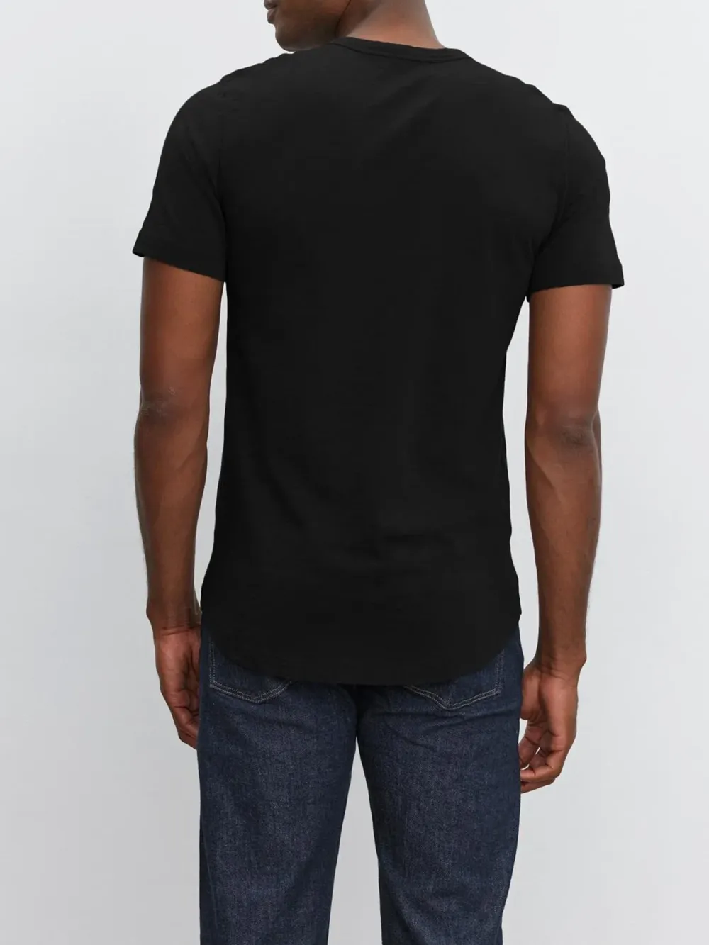 Round Neck Short Sleeve Cotton T-Shirt