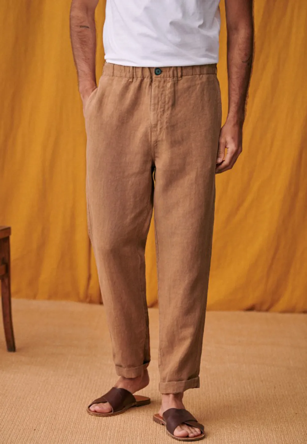 Shane Trousers-Camel