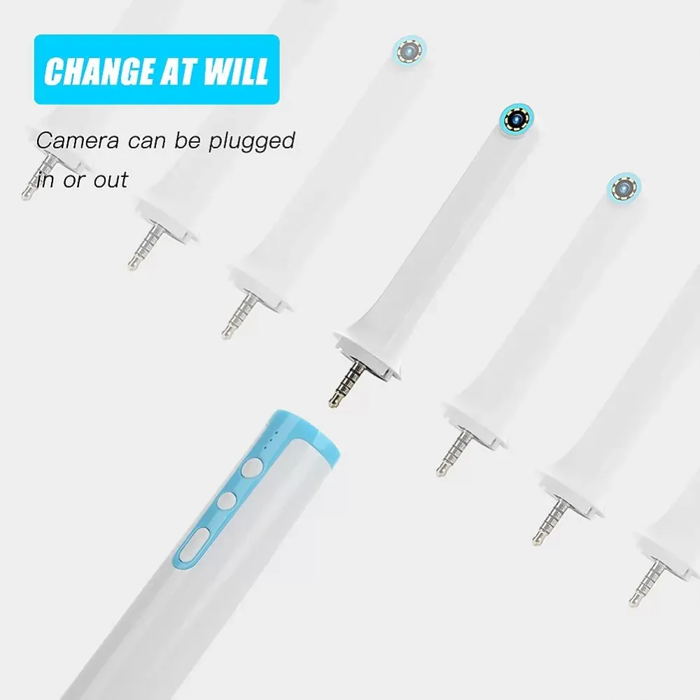 High Definition Oral EndoscopeCompact Waterproof P10 WiFi Dental Camera Intraoral Endoscope for Dentist Oral Real-time Video