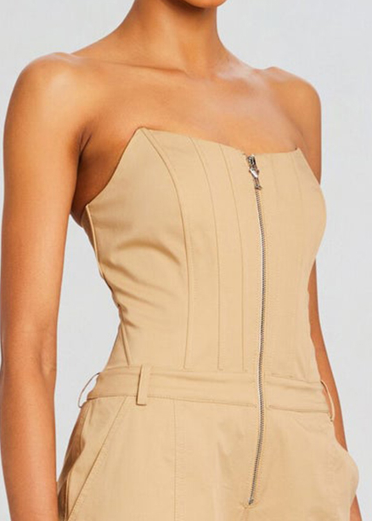 Stana Straight Neck Collar Jumpsuit