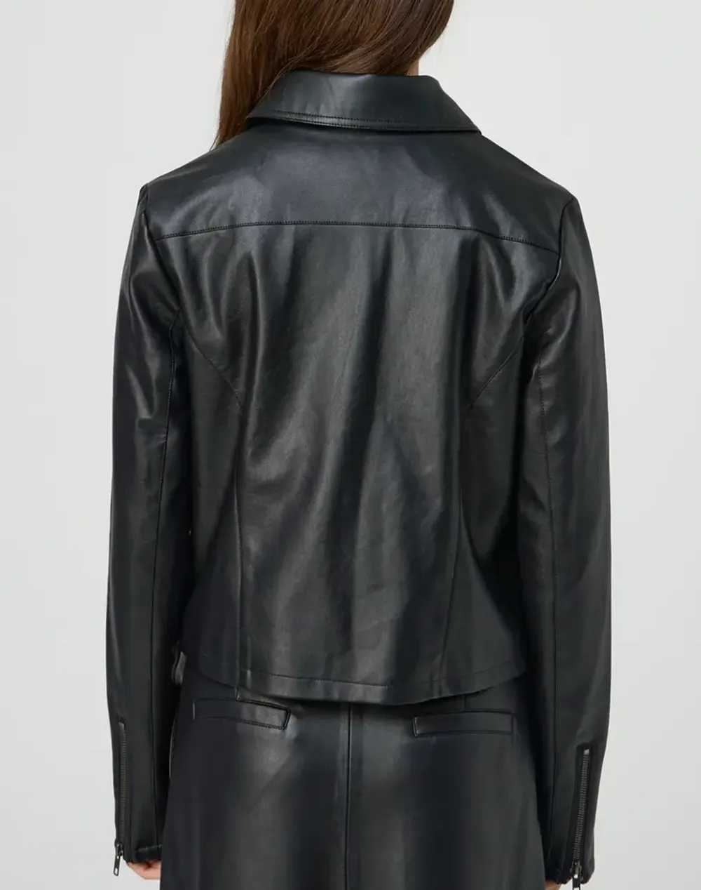 Faux Leather Jacket