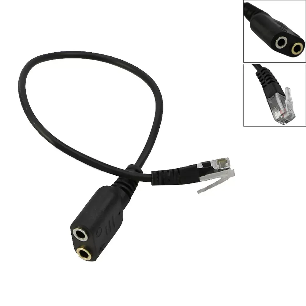 Best Sellers Factory Price 3.5mm Female To RJ9 Jack Adapter Convertor PC Headset Telephone Using Cable Dropshipping Mar3