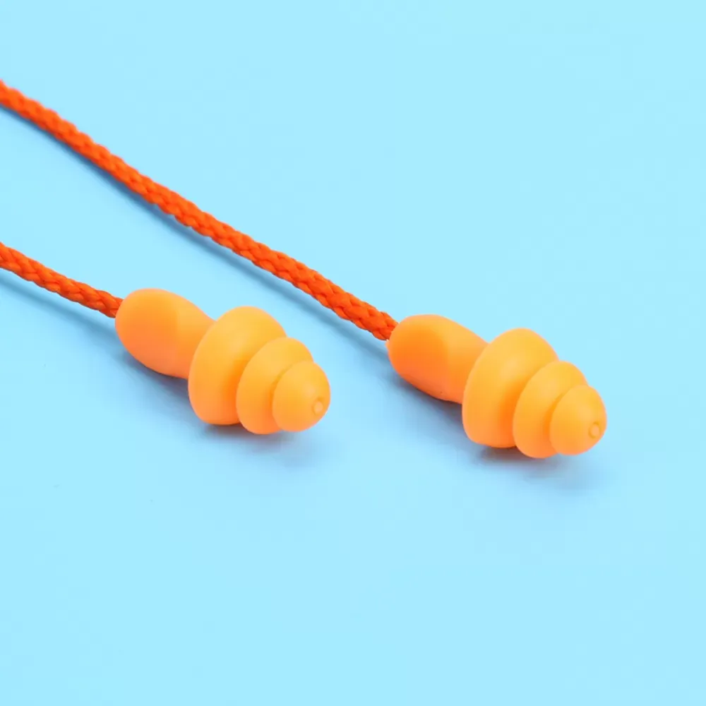 Practical Pro Ear Plugs Durable Multi-functional Sleep Learning Noise Reduction Sound Insulation Earplugs with Rope