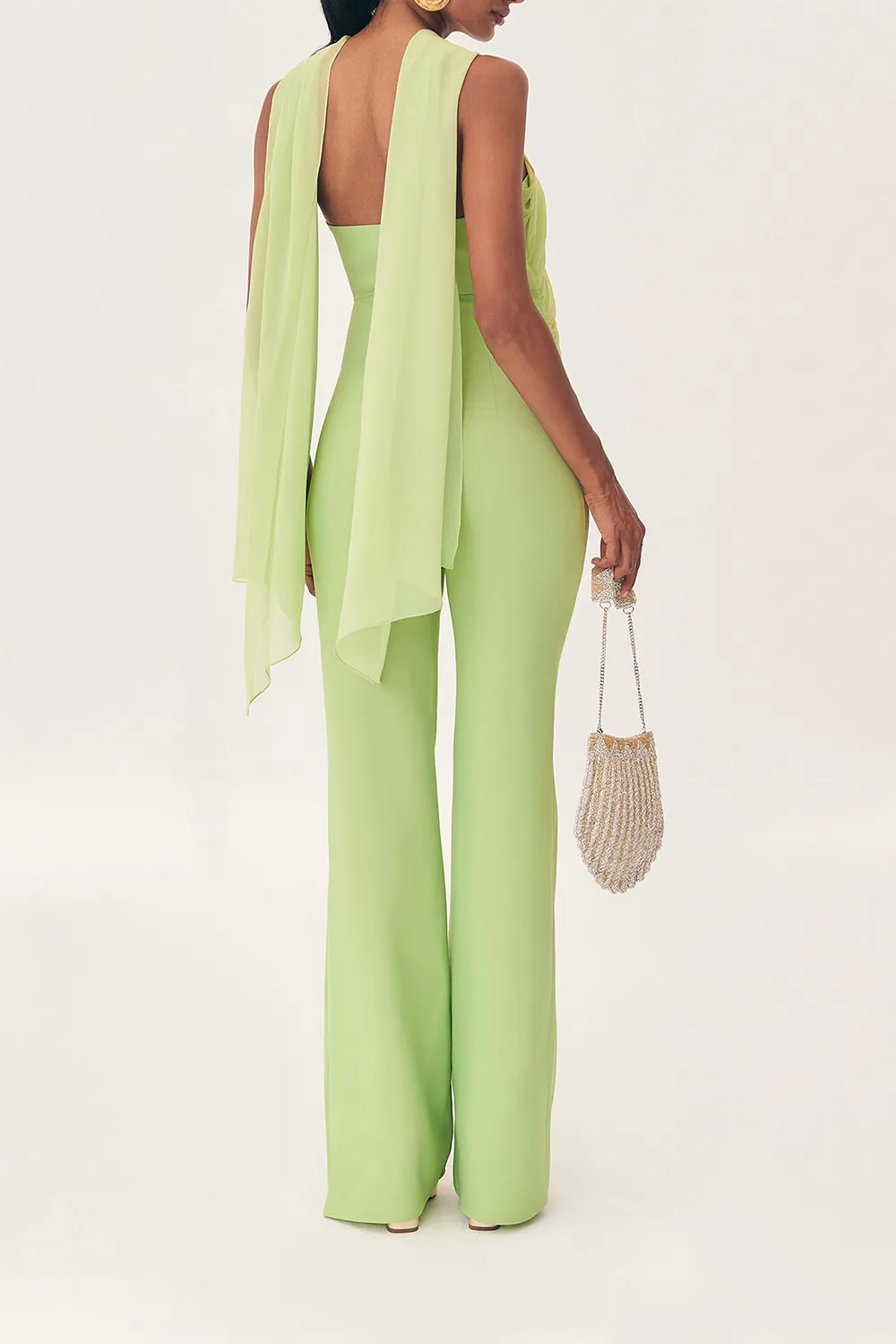 Solid Color with Tulle Romeo Jumpsuit