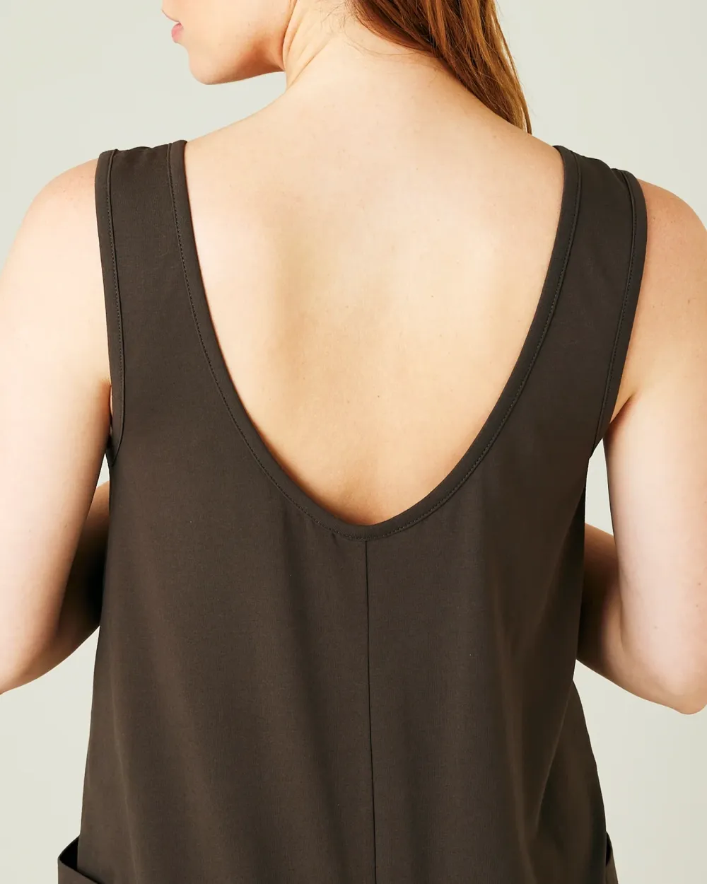 COCOA COTTON JERSEY JUMPSUIT