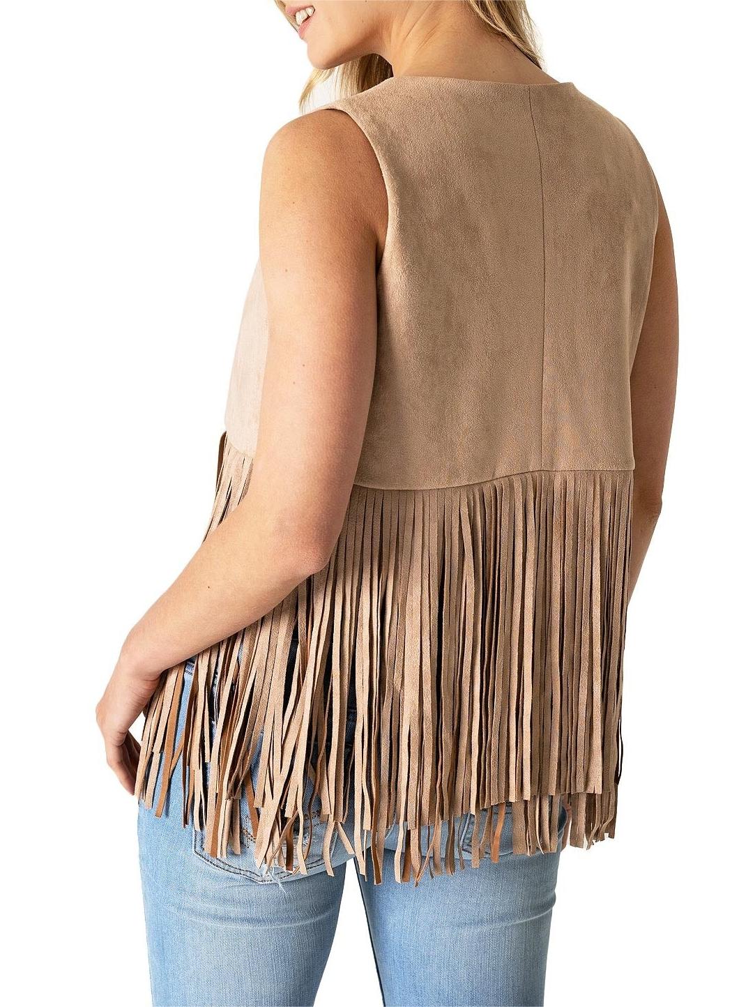 Boho Fringe Vest