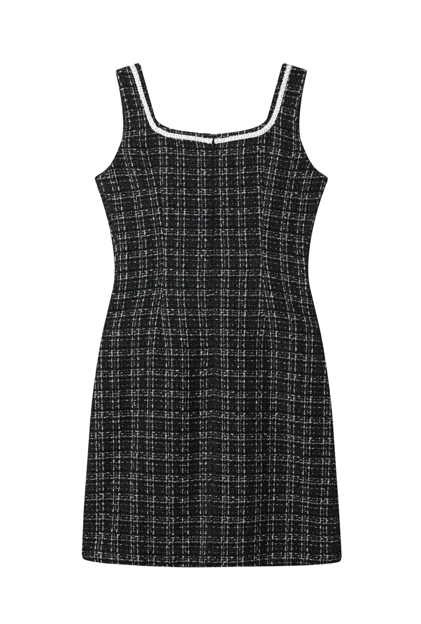 Lany Tweed Dress - Black