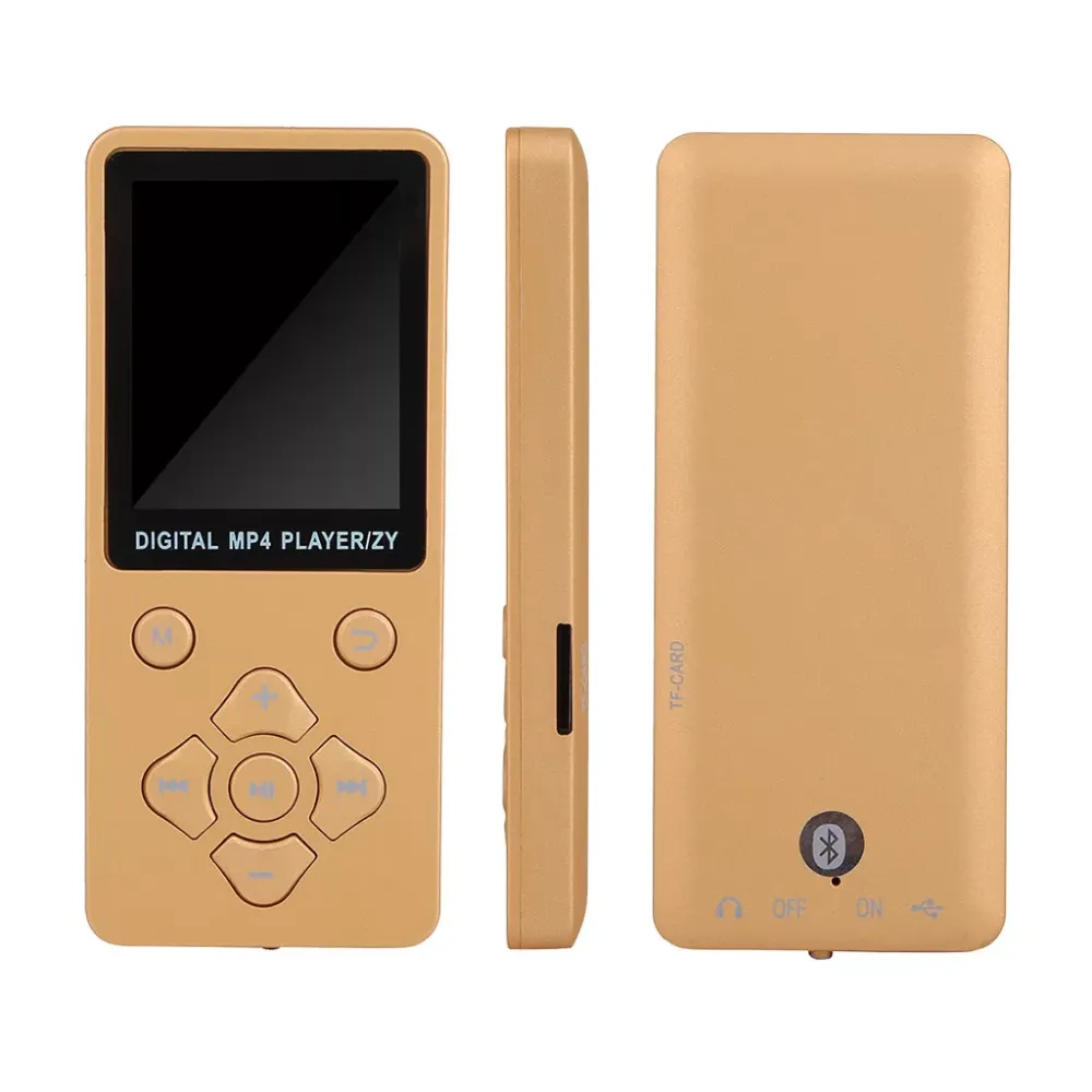 Portable blutooth MP3 MP4 Player Colour Screen FM Radio Video Games Movie USB Hi fi Music Player With sd card