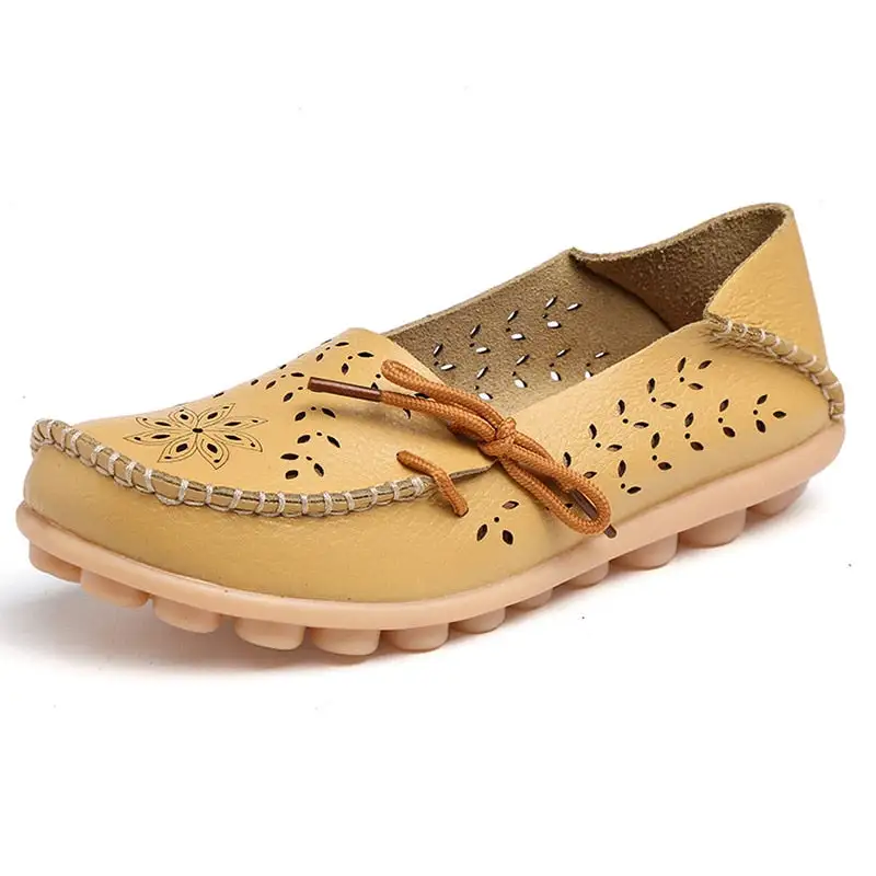 Cilool Leather Loafers Flats Lo51