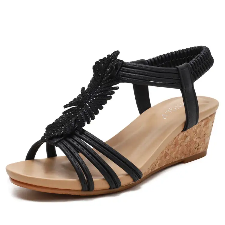 Cilool Casual Wedge Gladiator Sandals