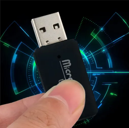 Cardreader USB 2.0 Micro SD SDHC TF Flash Memory Card Reader Mini Adapter For Laptop Factory direct Drop Shipping Jan12