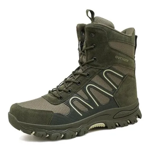 Men's Outdoor Tactical Hiking Boots Non-Slip Breathable Work Boots