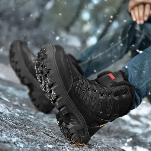 Men's Military Combat Boots Waterproof Slip Resistant Puncture Resistant Hiking Boots - Protect Your Feet in the Outdoors