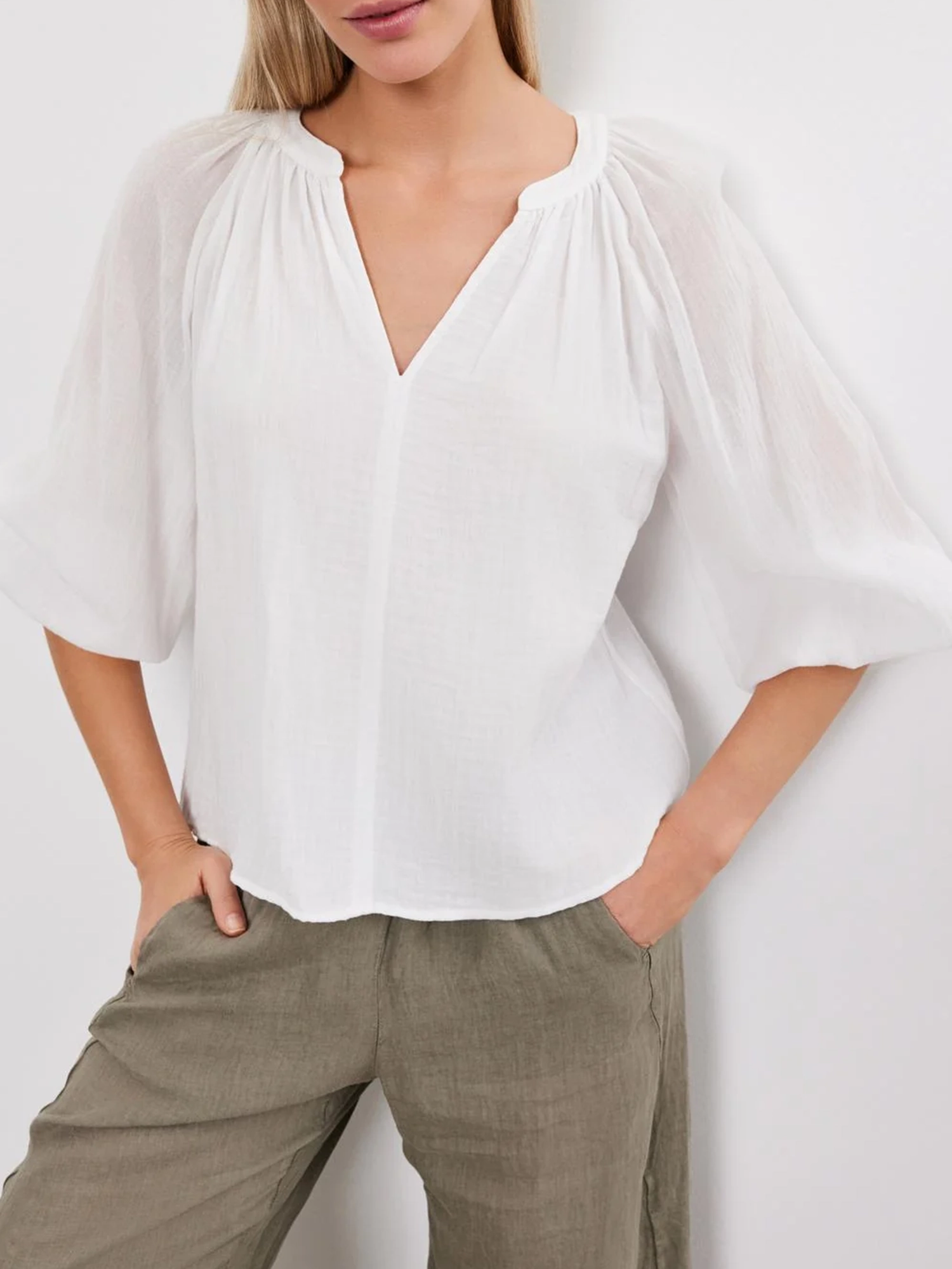 Denice Cotton Gauze Top