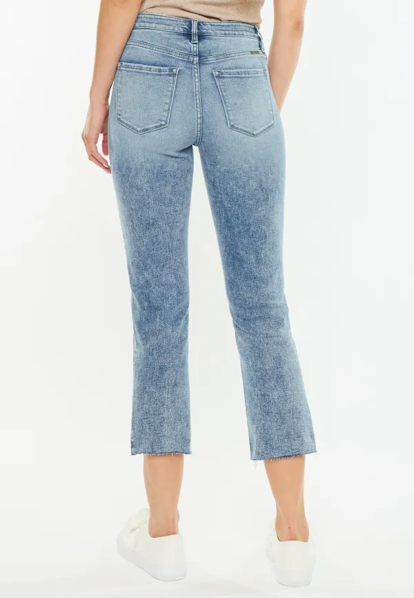 KanCan™ High Rise Straight Cropped Jean