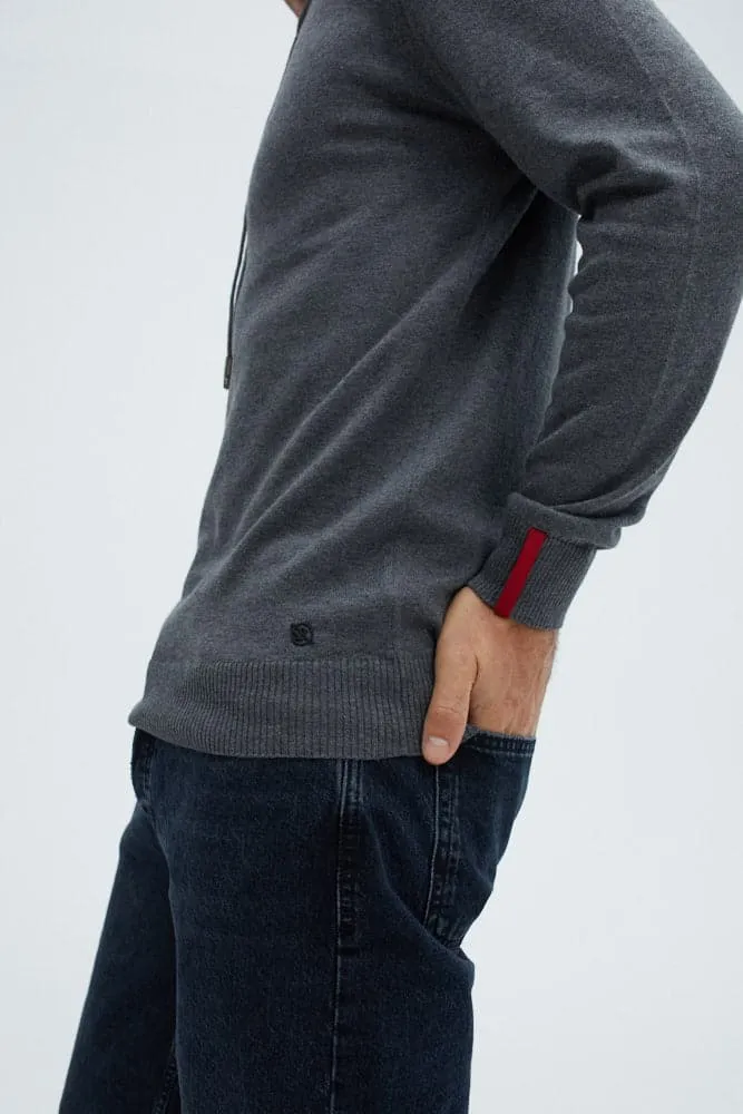 Dark Grey Natural Hoodie