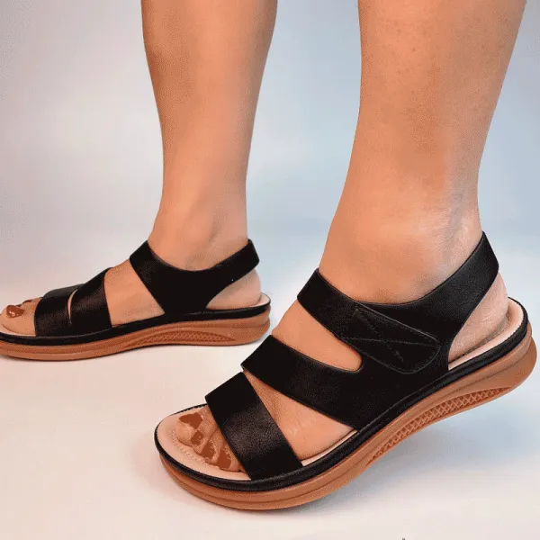 Cilool Casual Lightweight Vintage Wedge Comfort Sandals