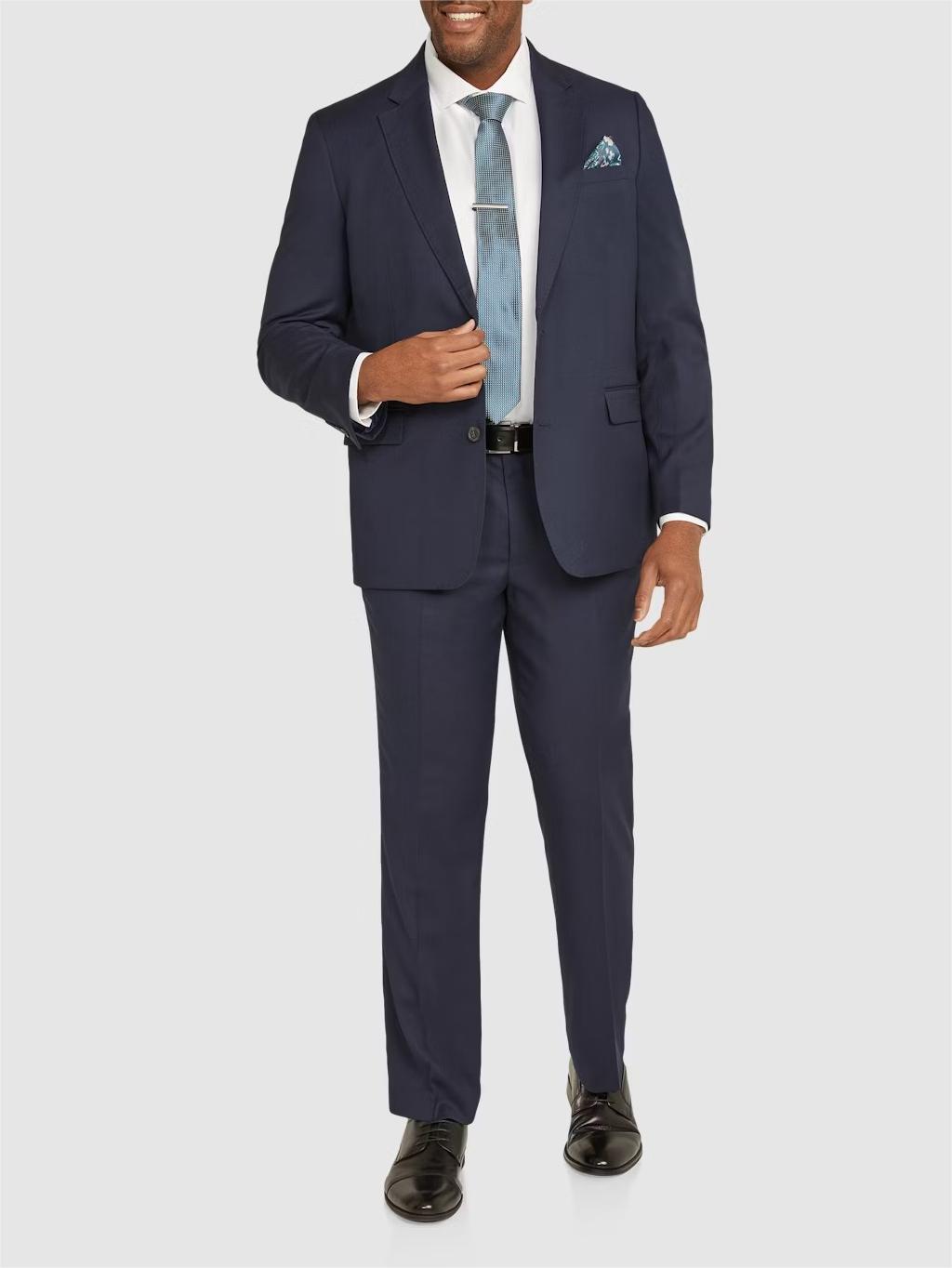 NAVY DALTON STRETCH SUIT JACKET