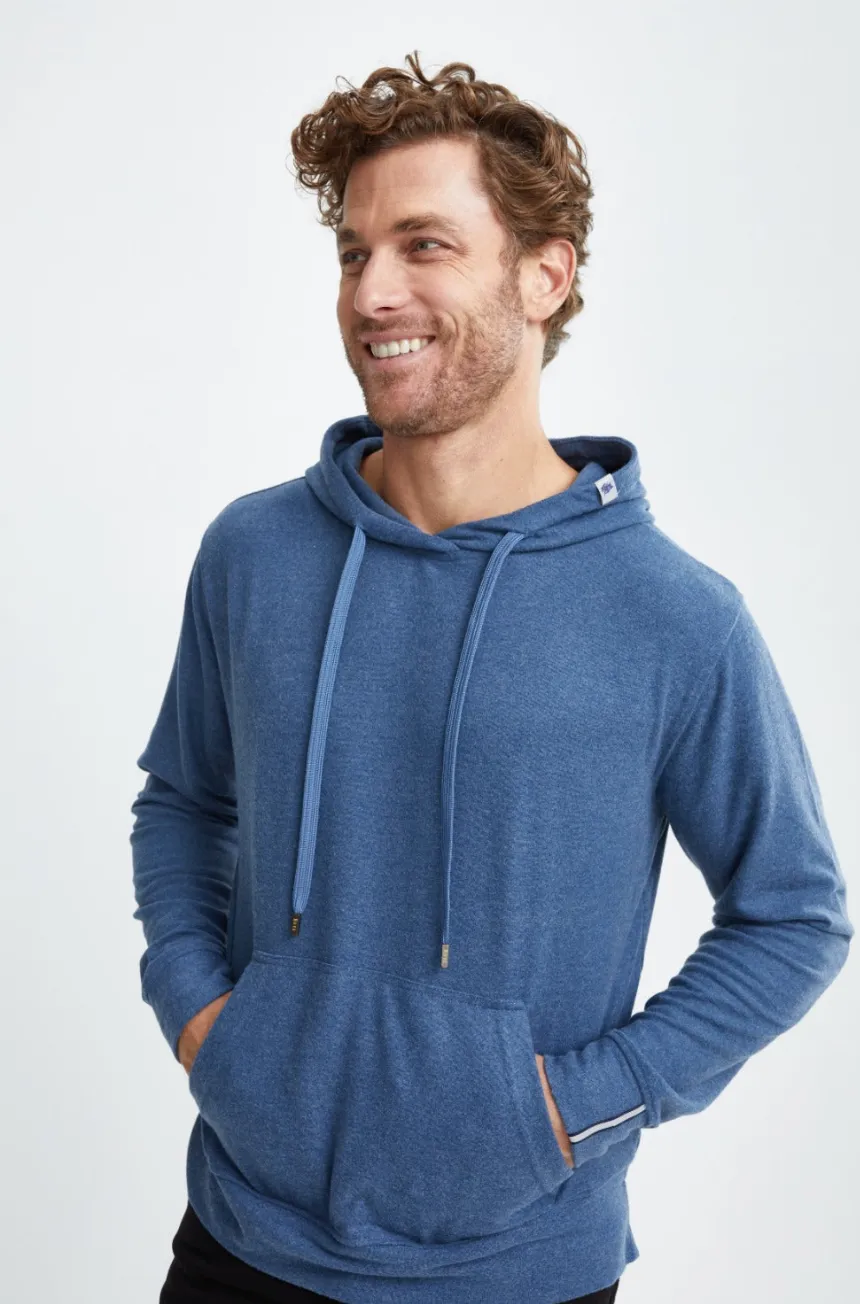 ROVER - Denim Blue T-Series Fleece Knit Hoodie