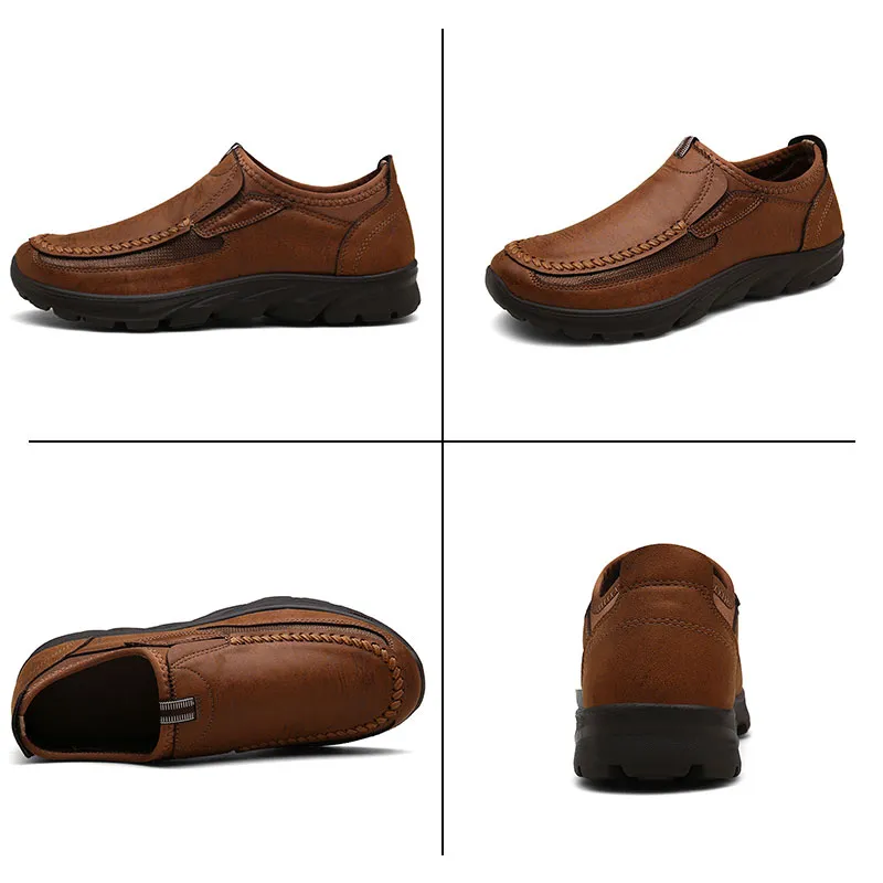 Men's Casual Breathable Leather Loafers