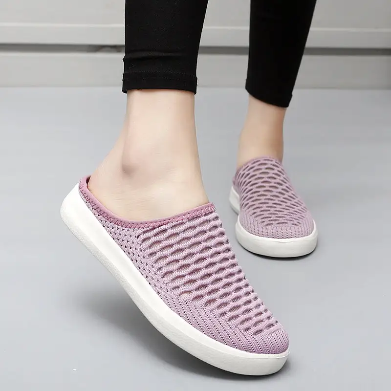 Cilool  Comfortable Fashion Walking Footwear Platform Slippers Sneakers