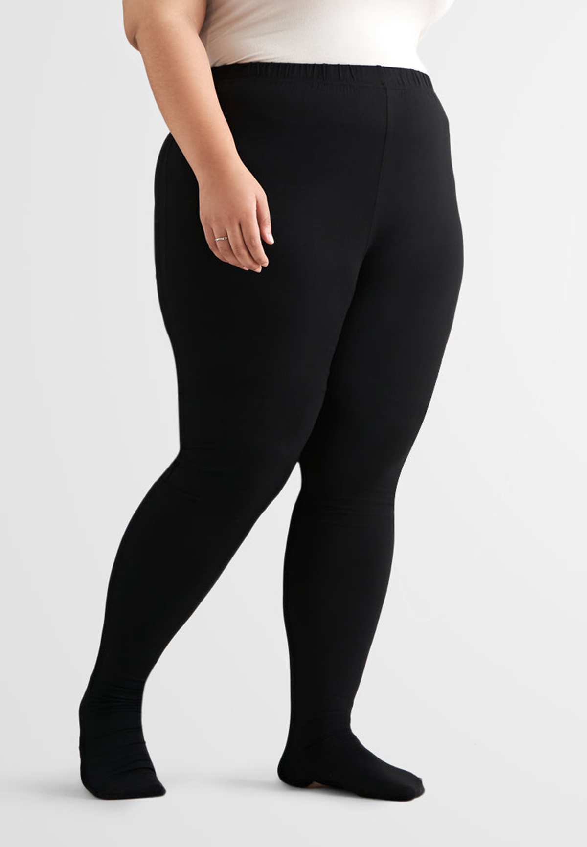 OUTSTANDINGLY SOFT Sock Leggings - Black