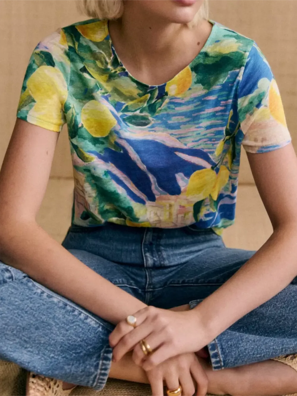 Clearance Andre T-Shirt – Sezane X Momoni T-shirts