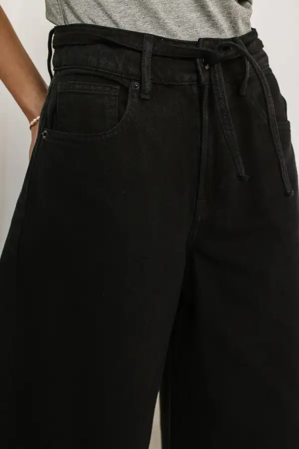 BRUCE CULOTTES IN BLACK - FINAL SALE