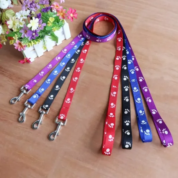 120cm Long High Quality Nylon Dog Pet Leash Lead for Daily Walking 1.0cm 1.5cm 2.0cm 4 Colors