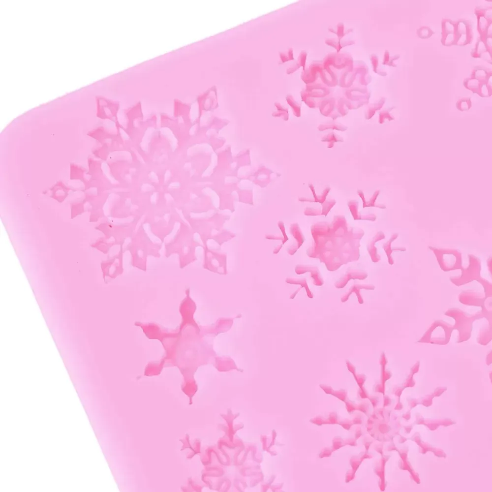 Snowflake Cake Decoration Mould Silicone Lace Mold Fondant Tools Silicone Cake Molds Styling Tools Bakeware