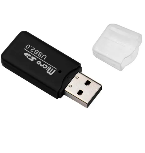 Cardreader USB 2.0 Micro SD SDHC TF Flash Memory Card Reader Mini Adapter For Laptop Factory direct Drop Shipping Jan12