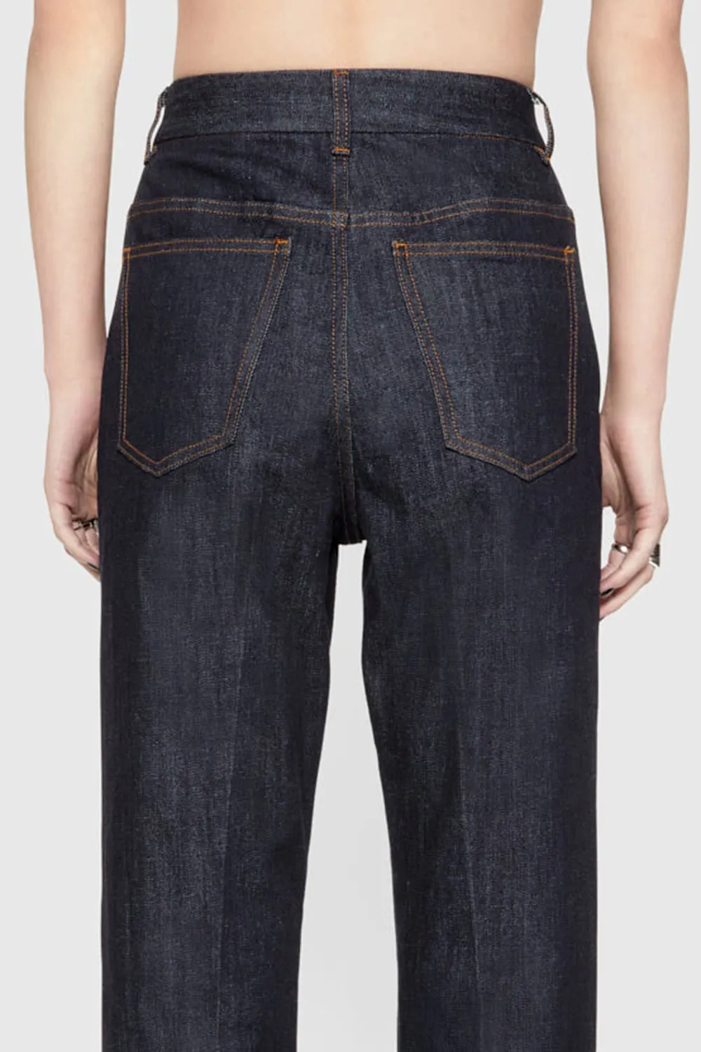 Navy Blue Straight Pants