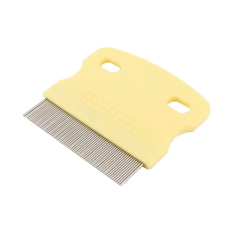 Dog Grooming Trimmer Pet Dog Hair Flea Comb Stainless Pin Dog Cat Grooming Brush Comb Clean Tool