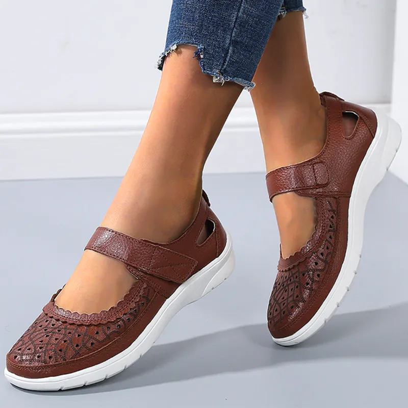 Cilool Cutout Comfort Soft Sole Casual Shoes