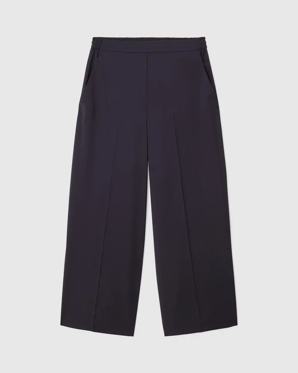 Voluminous Wide-Leg Wool Pants