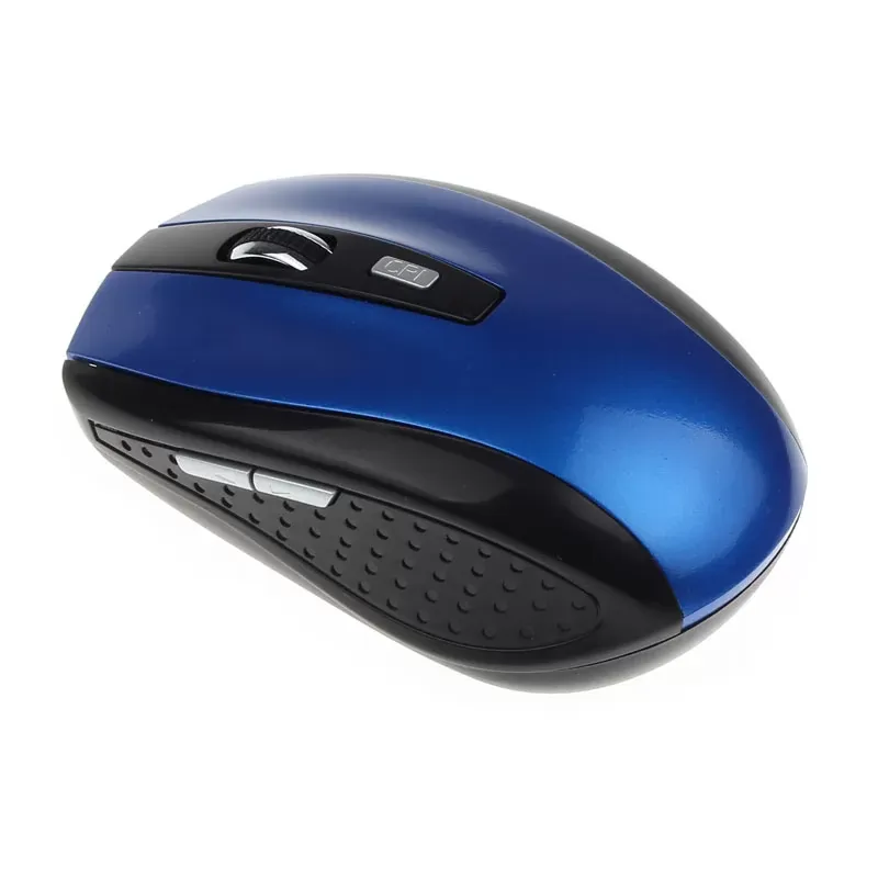 Portable 2.4G Wireless Optical Mouse Mice Portable Ergonomic Computer Silent PC Laptop Accessories Blue