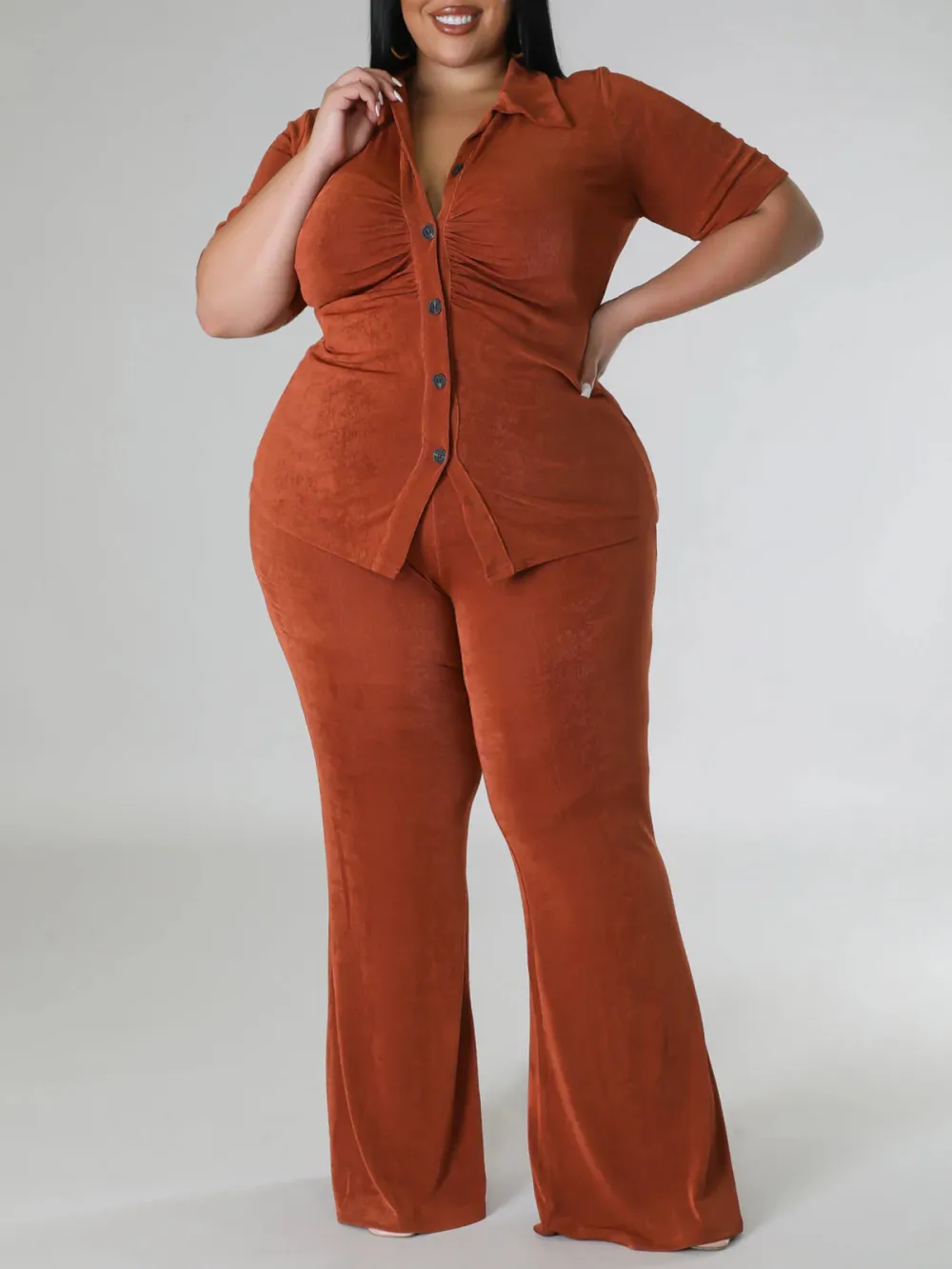 Women's Fashion Plus Size Yalin Pantsuit