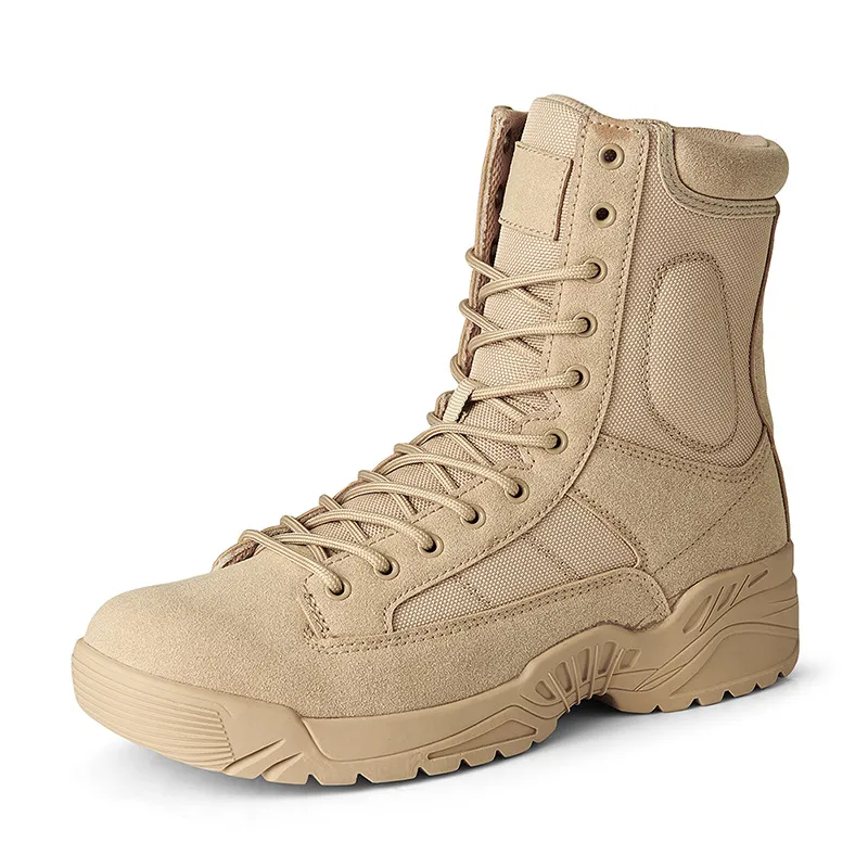 Men's  Lightweight Durable Anti-slip Toe Protection Special Forces Boots Work Boots