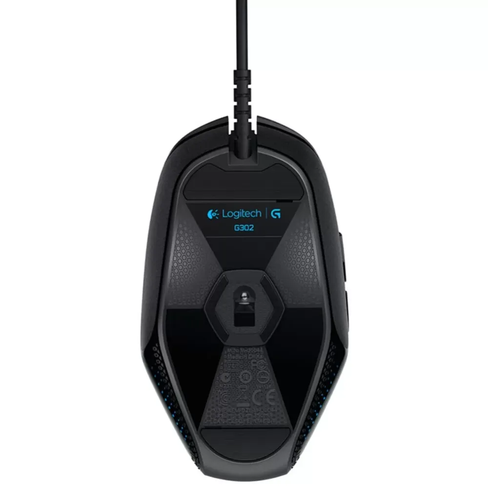 Lgitech G302 MOBA Gaming Wired Optical 4000dpi led Lights Tuned for professional gaming mouse.Hollow, breathing lamp