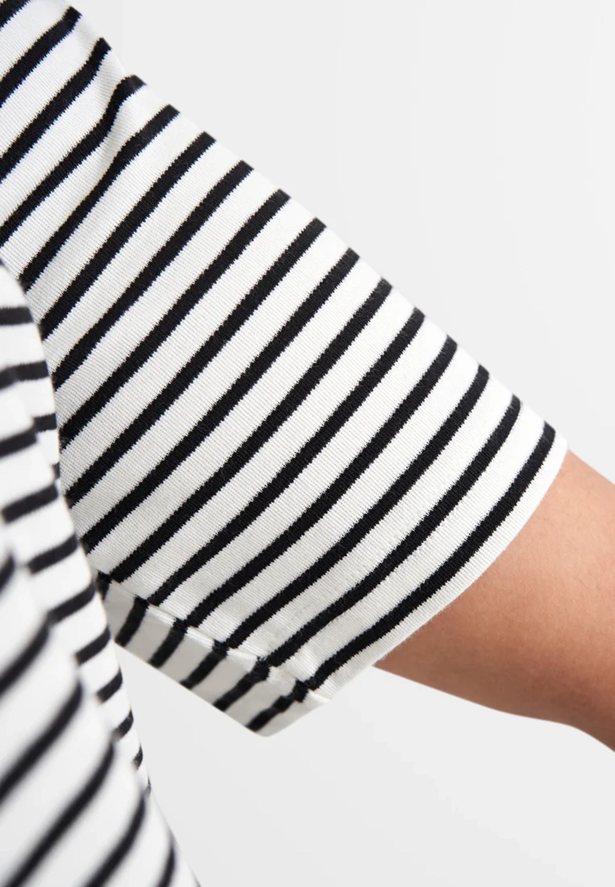 3/4 Sleeve Simple Stripe Tee